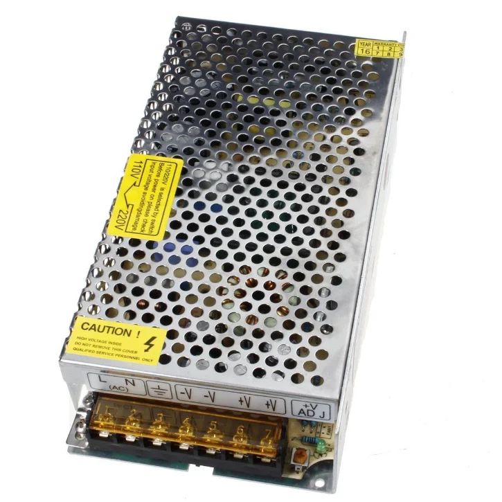 C-Power splendiferous AC 110v LED Driver Transformer dc 12 10a 24v 5a Regulated Switch Power Supply  For LED