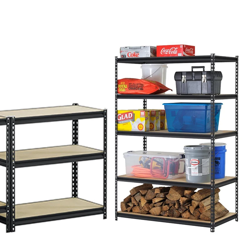 Gavanized Steel Sheet Heavy Duty Warehouse Mold Shelving with 5 Tier Chipboard Shelves