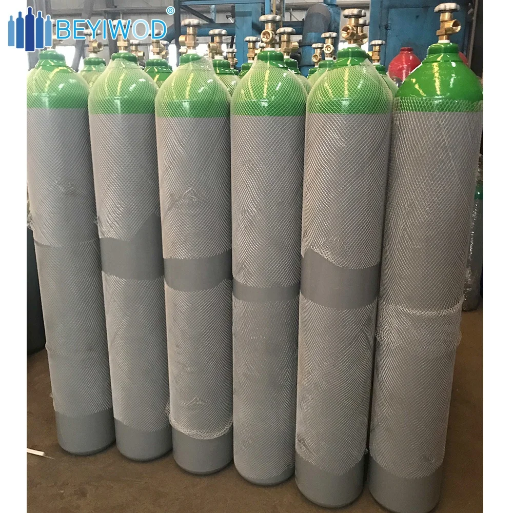 BEYIWOD WP150BAR WP200BAR 2L 5L 8L 40L 50L 10l стальной кислородный баллон медицинский кислородный баллон на колесиках для продажи