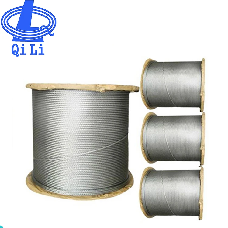Anti-twisting Braided Galvanized Steel Wire Rope 12strand braided