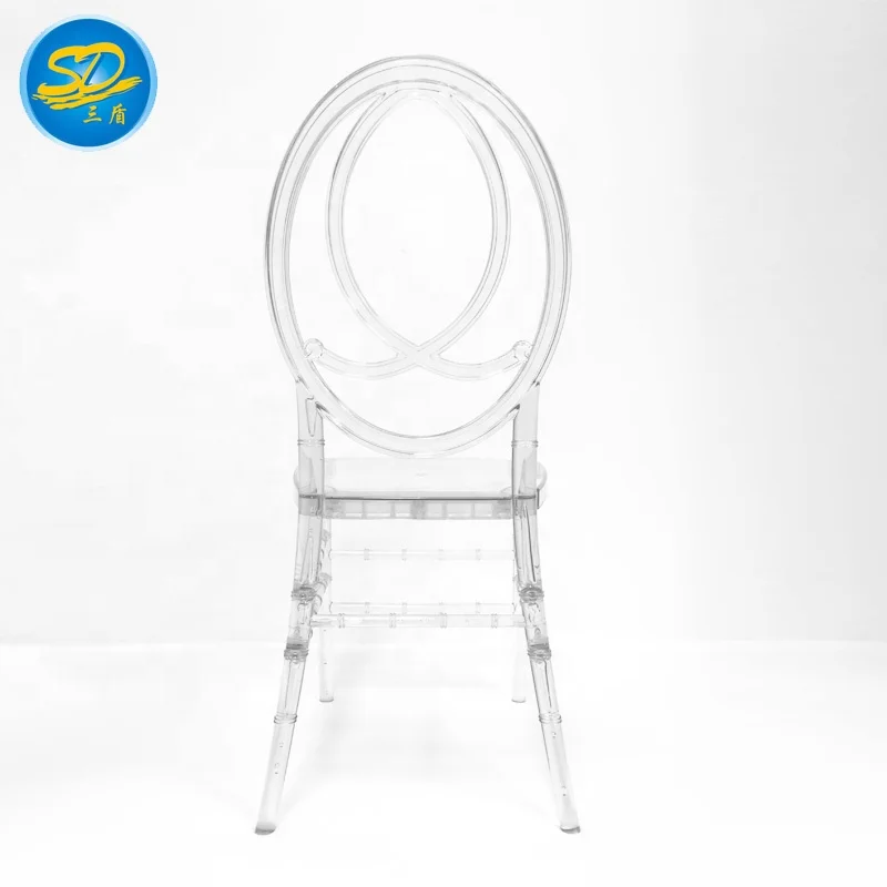 
5 Years Guarantee Crystal Clear PC Resin Event Rental Wedding Acrylic Pheonix Chair 