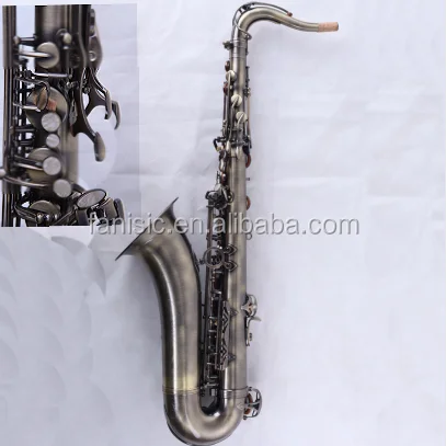 Tianjin Music Instrument Antique Bronze Sax Professional Bending Tenor Saxophone