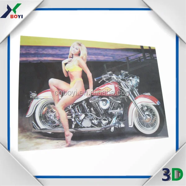 Popular lenticular 3d pictures manufacture nudes girl 3d pictures