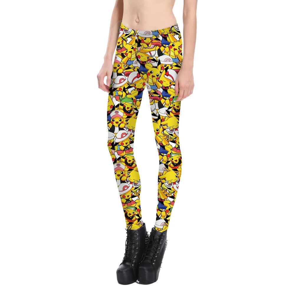 
Wholesale export digital printing wholesale cartoon pocket monster sexy underwear leggings 