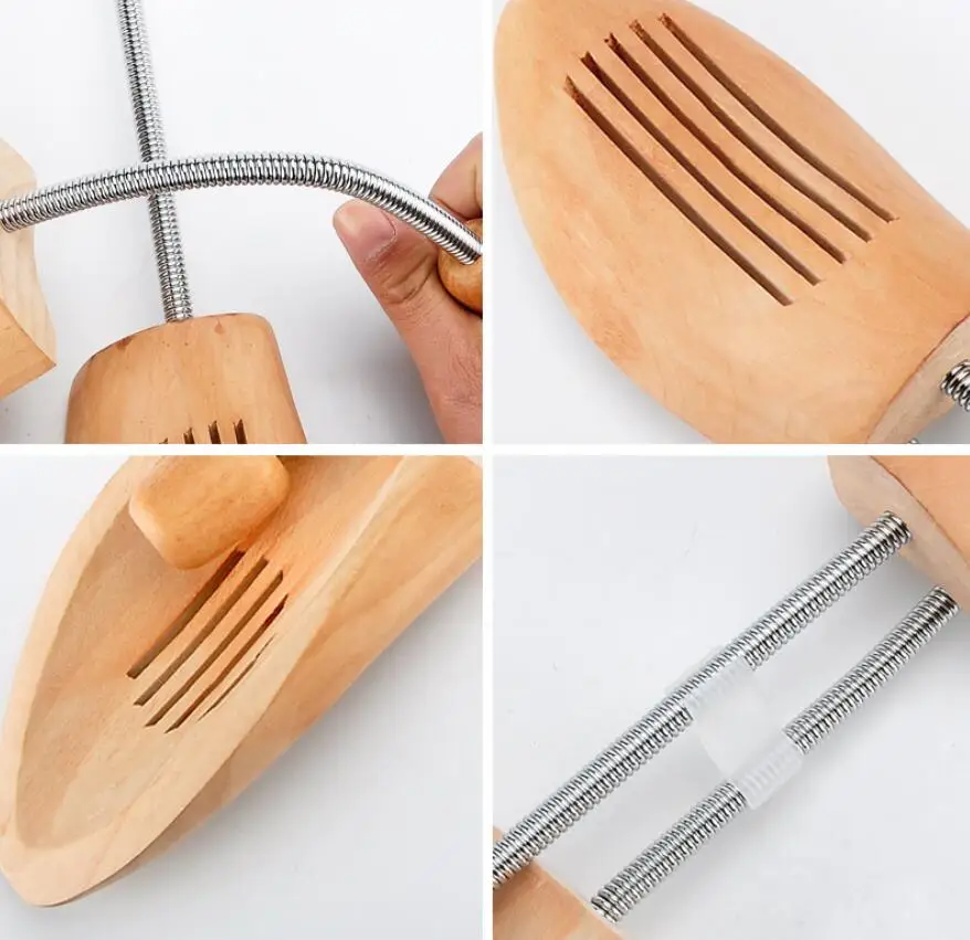 wood material golf shoe tree with golf ball shoe dryer