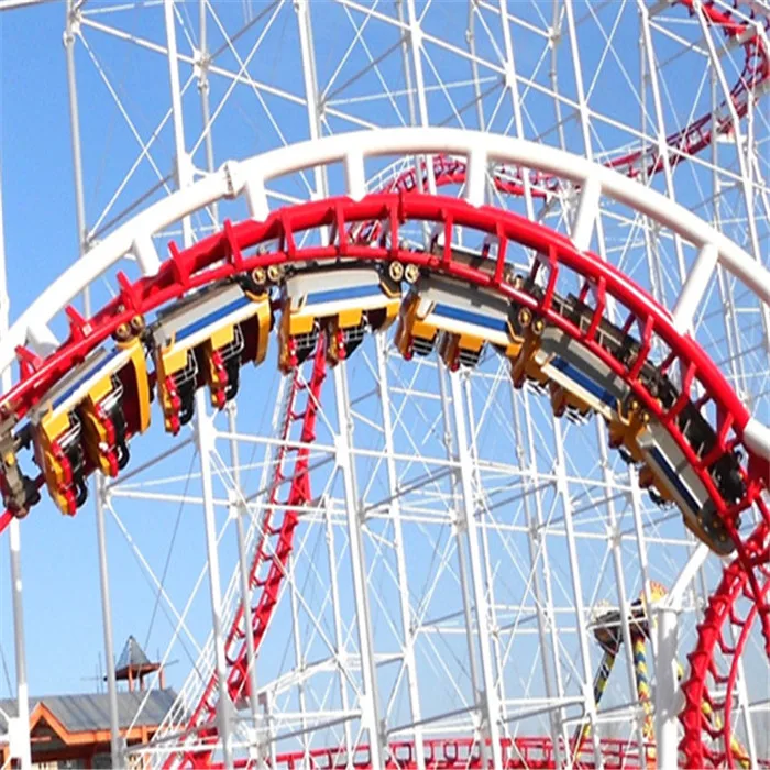 
factory direct sellshot amusement /thrilling rides 6 loops roller coaster 