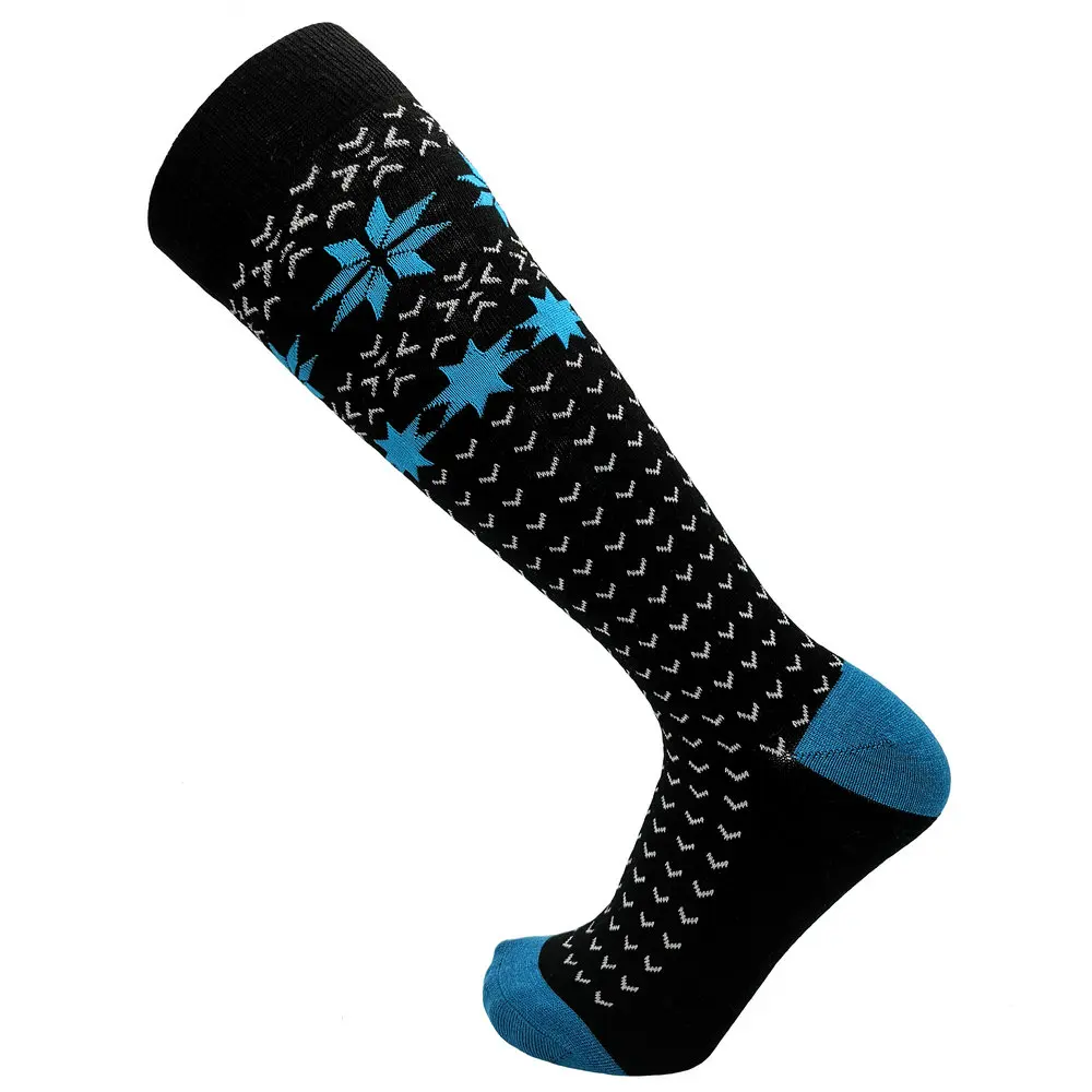 High quality multi color fashion light weight wool ski socks for men