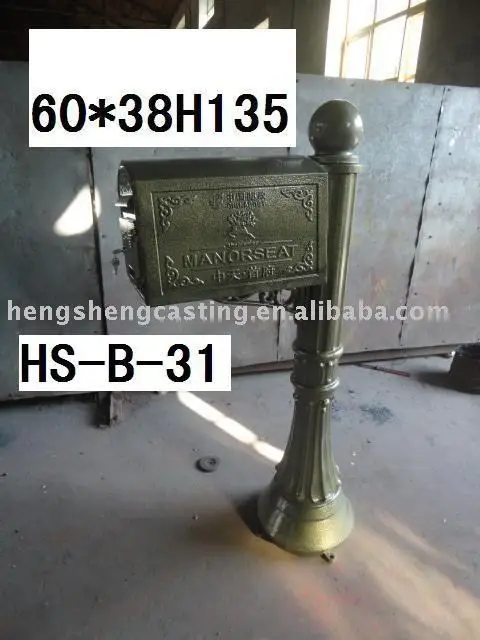  Литый алюминиевый почтовый ящик металлический с надписью/металлический ящик/почтовый надписью