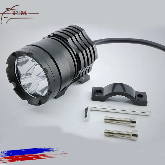 Motorcycle Accessories Headlight 60W  Driving Spot bike fog light led External MOTO DRL bike fog light l4x led