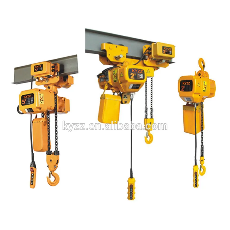 2 ton Electric Chain Hoist with Electric Monorail Trolley