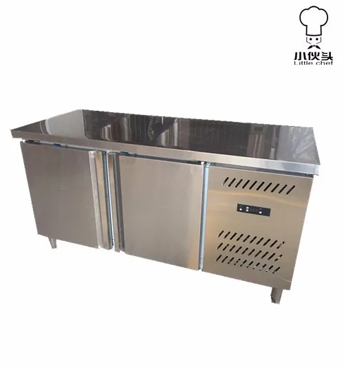 Refrigerator worktable with stainless door 0.25L 220V