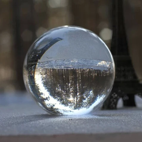 80mm clear good quality fengshui crystal glass sphere  K9 crystal  ball