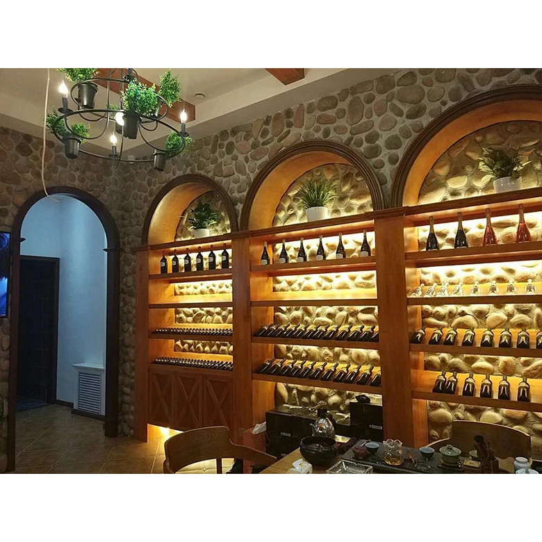 Garden castle brick decorative 3D wall panel fireplace rive rock stone wall cladding stone