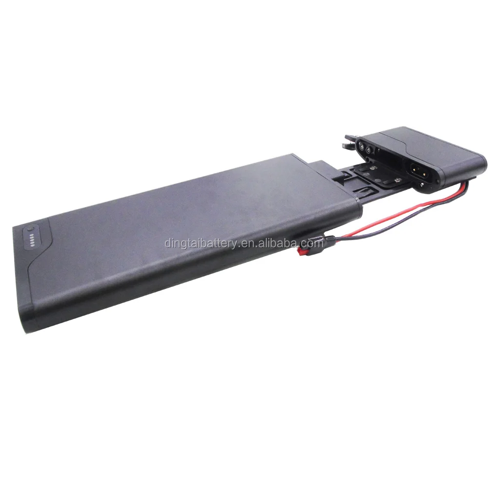 Light Weight Ebike Battery 36v 7.8ah 8.7ah 9ah 9.6ah 10ah 10.5ah Slim Rear Rack case Electric Bike Li Ion Battery
