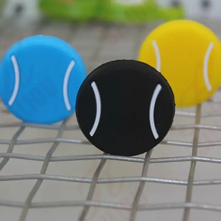 Factory whole sale customized silicone tennis string vibration dampener tennis sport accessory