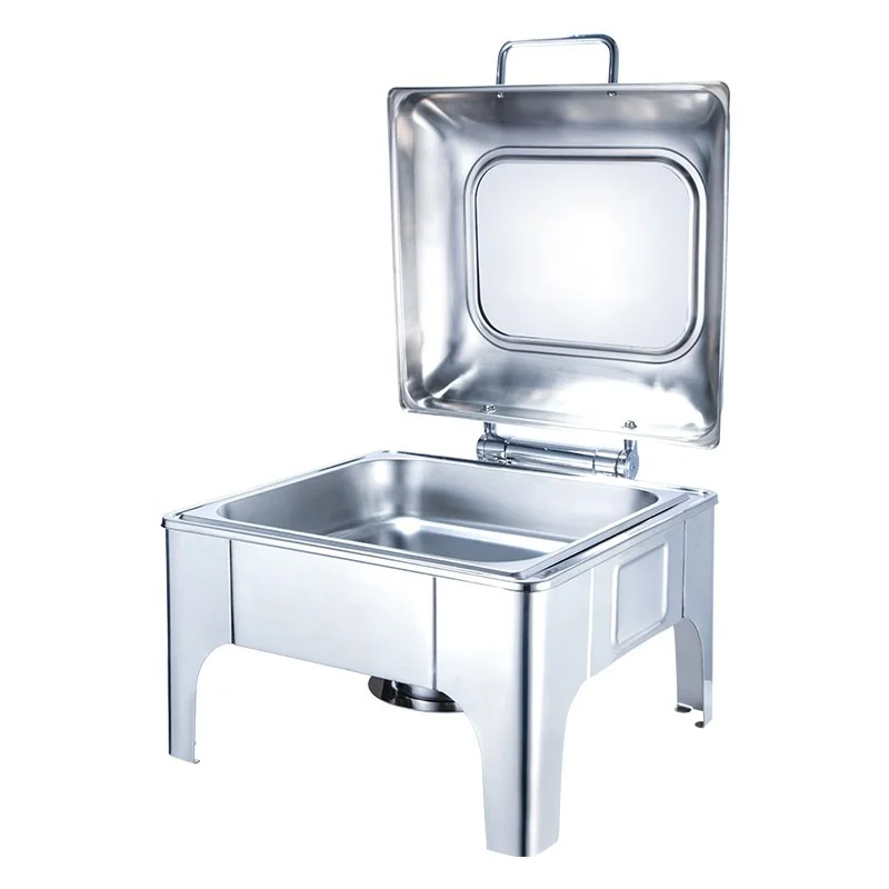 Restaurant & Hotel Supplies rectangle Alcohol Stainless Steel Buffet Chafing Dish