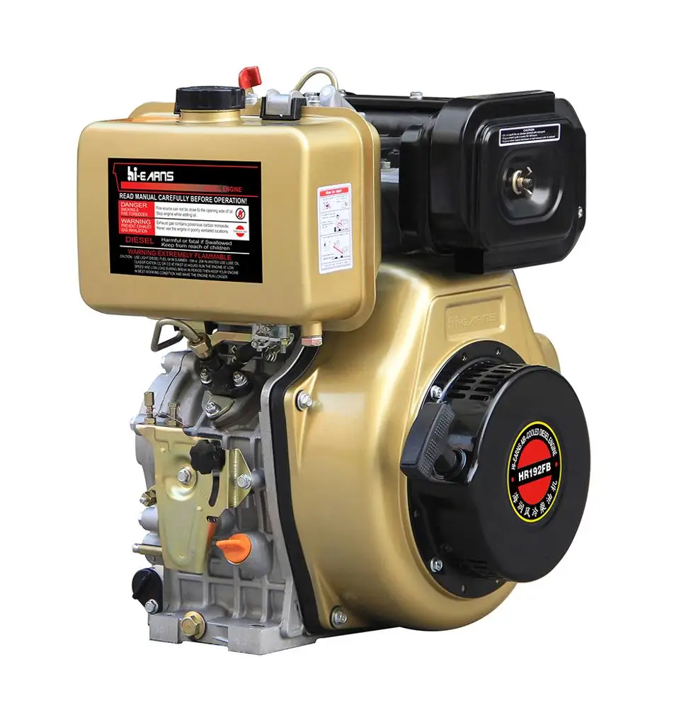 
13hp 192f recoil manual start diesel engine 