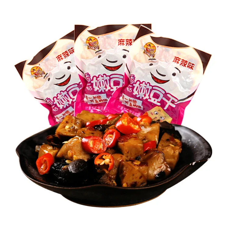 
1000g soya pratein plant Spicy Dried Tofu Food Snack Chinese Flavor 
