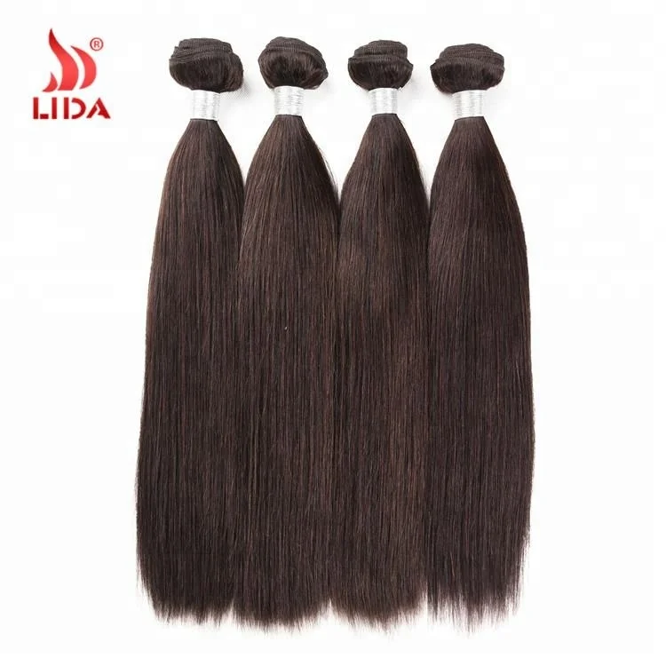 
Cheap Brazilian Human Hair extensions brown 2# silky weaves 8 inch human hair weave 