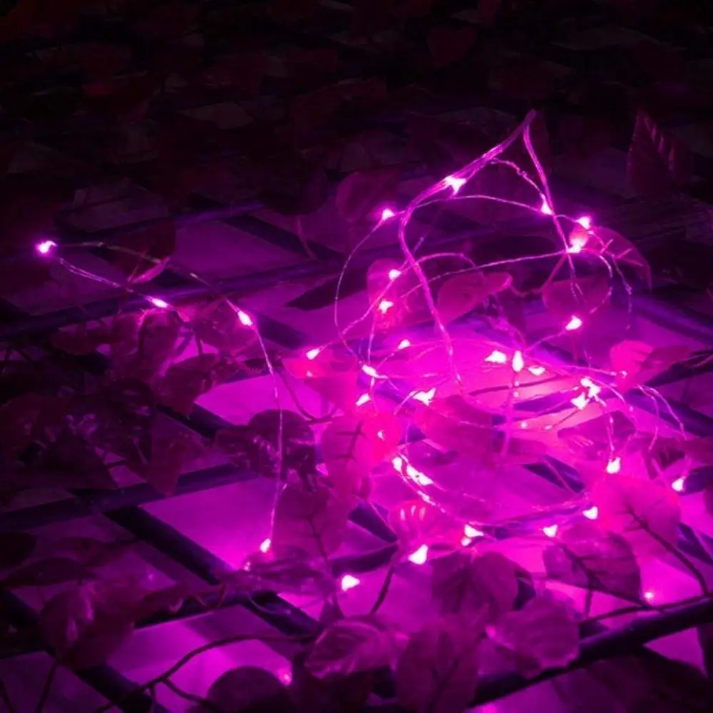 CR2032 Led String Light Pink Fairy String Lights 6.6FT 10/20 LEDS Battery Operated  For Wedding Decoration Flowers Party