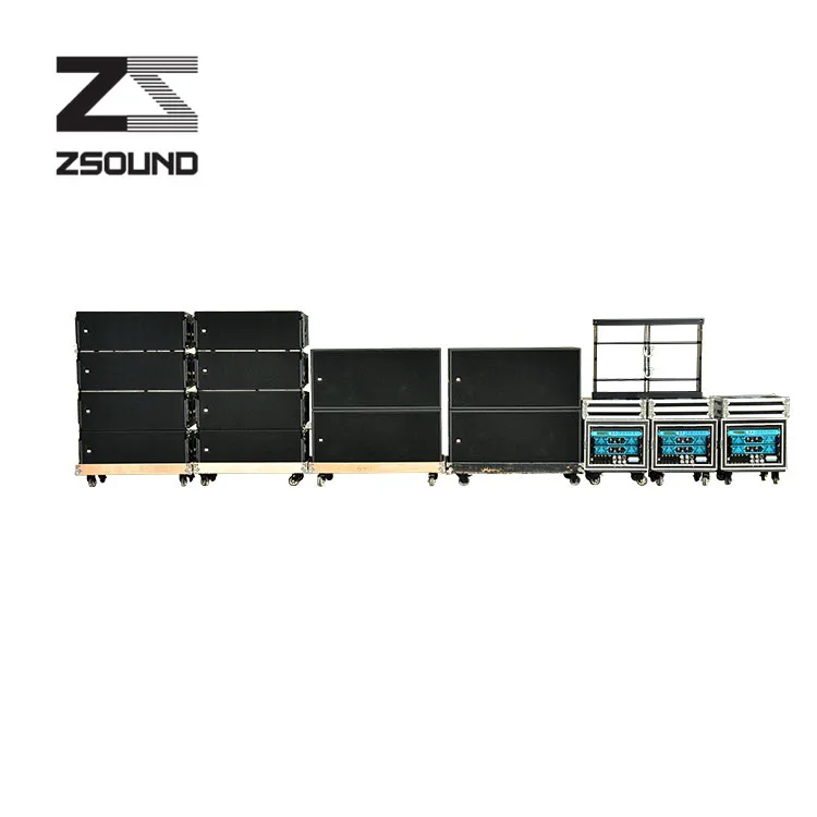 
ZSOUND audio line array + line array tower powered + line array system active 