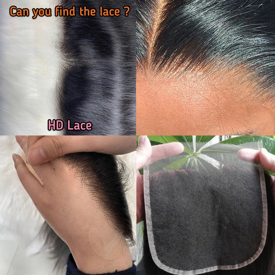 
Private Label Transparent HD Lace Frontal Closure Virgin Brazilian Cuticle Aligned Human Hair With Baby Hair 