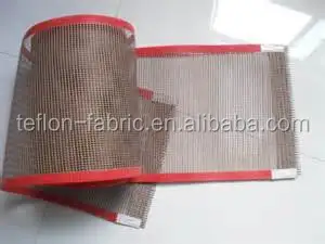 Высокая температура ptfe сетки ремень для продажи