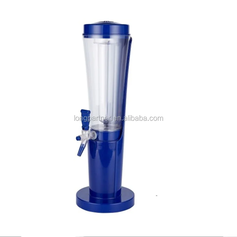 Promotional Draft Beer Tower With Ice Tube Cooling,3l Ice Tube Beer Tower/beer Dispenser