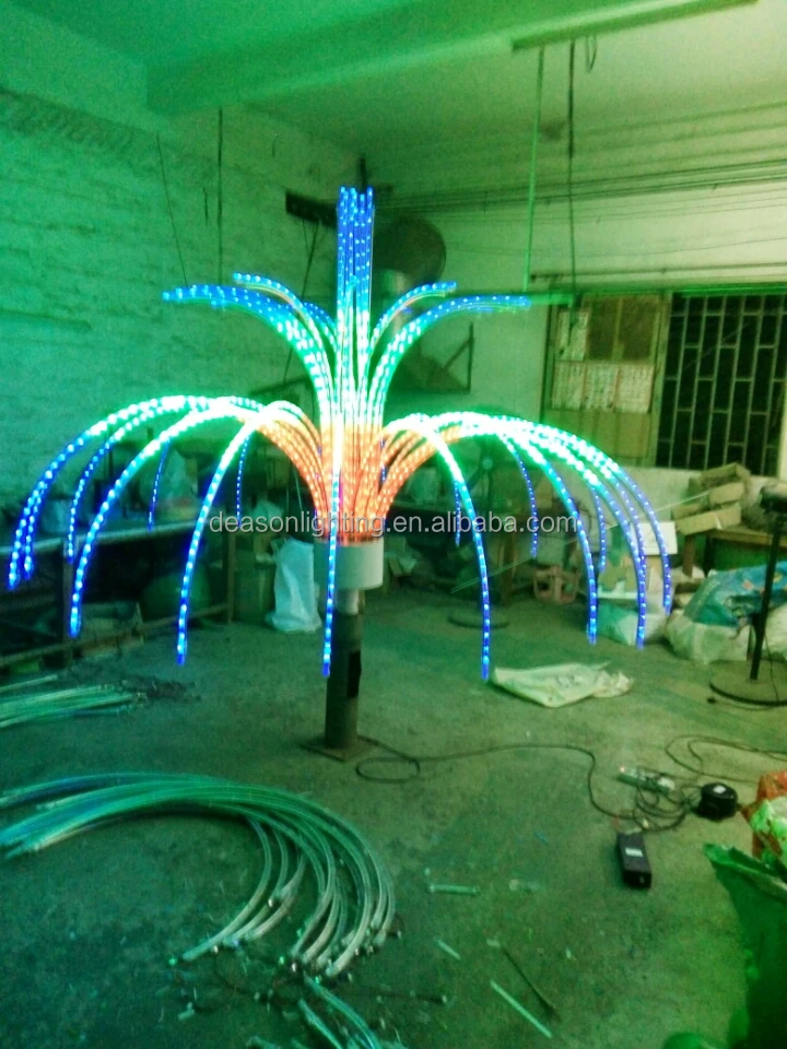 China wholesale led christmas fireworks light wedding stage decoration led tree light