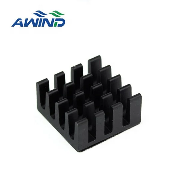 OEM aluimium precision extrusion led strip heatsink industrial light heat sink tube 50x50 for power supply