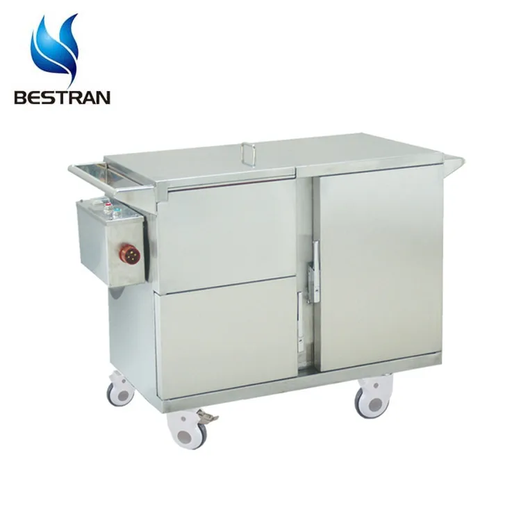 
BT SFT003 hospital stainless steel mobile food carts electric meal food trolley cart warmer transport trolleys for sales 