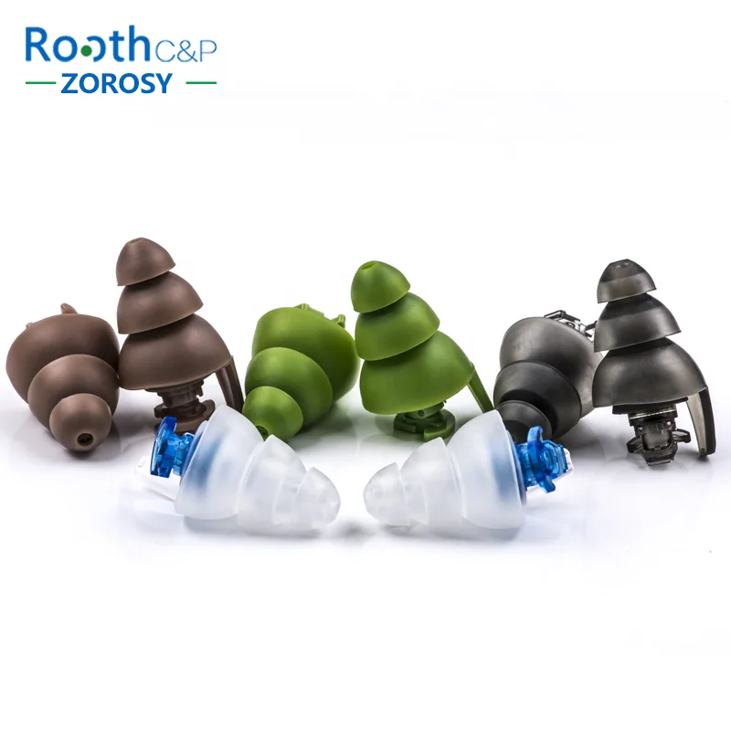 ear plug filter dual switched new material TPE for noise environment