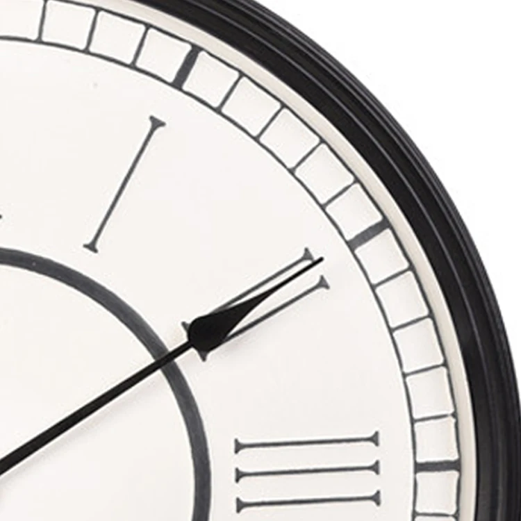 Royal bathroom tin white scenery word roman numbers brand name advertising oval nordic wall clock for bedroom