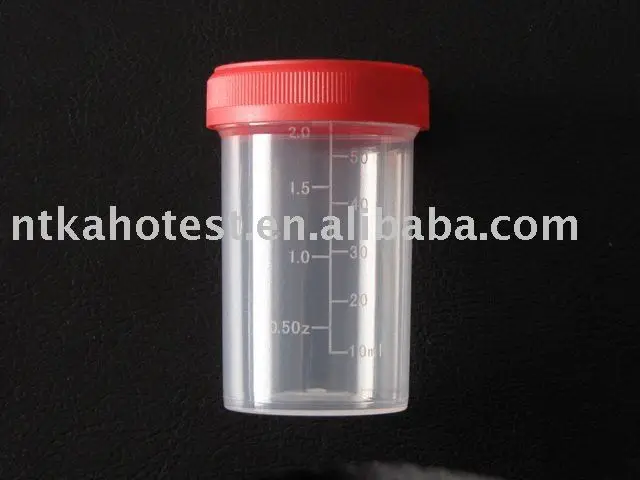 plastic urine container 60ml