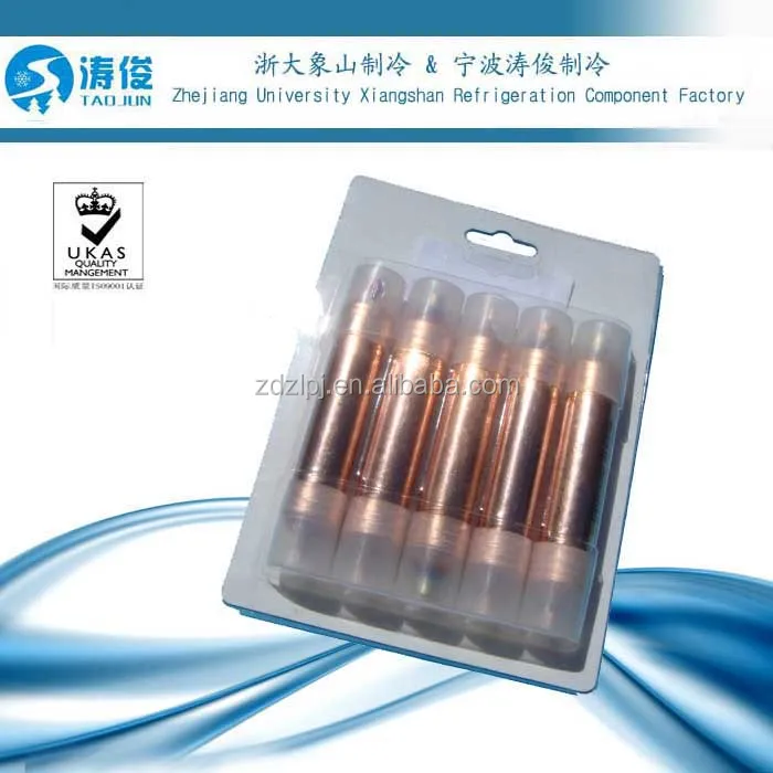 Copper filter drier for Refrigerator Parts