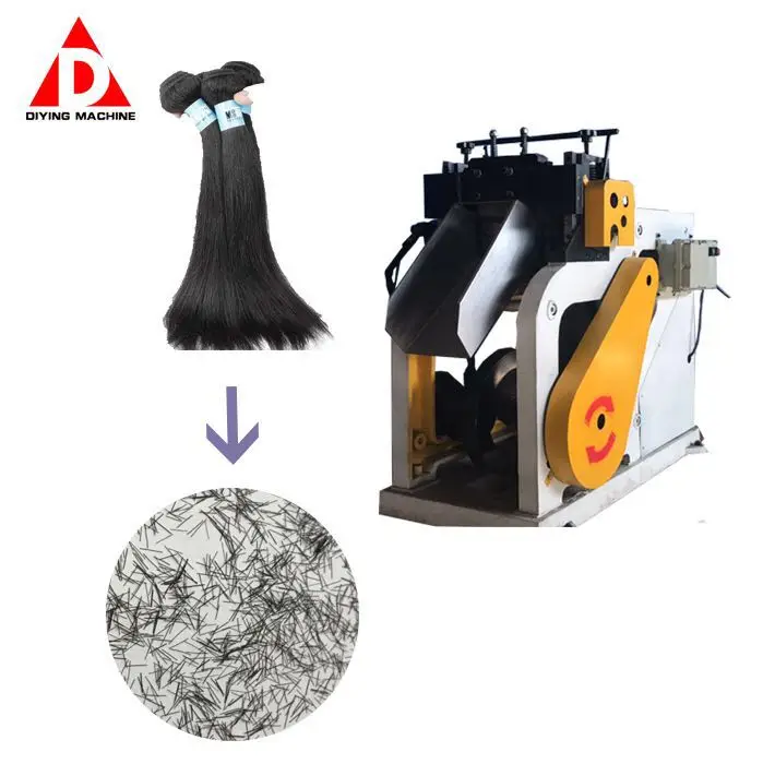 Hair Fibre Cutting Machine /Nylon Polyester Fibre Chopping Cutting Machine