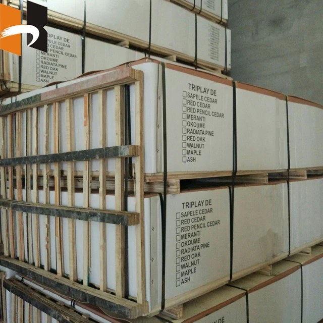 18mm Crown Cut Beech Veneer Fancy Plywood