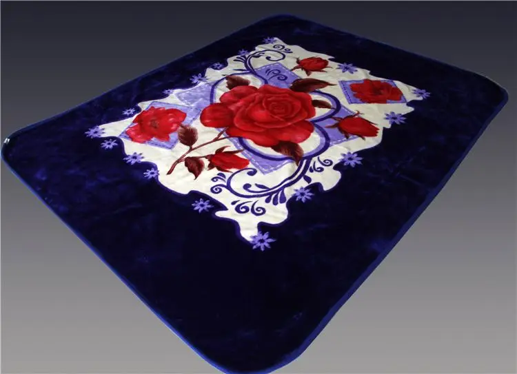 
heavy warm blanket for winter double layer blanket king deer cashmere 