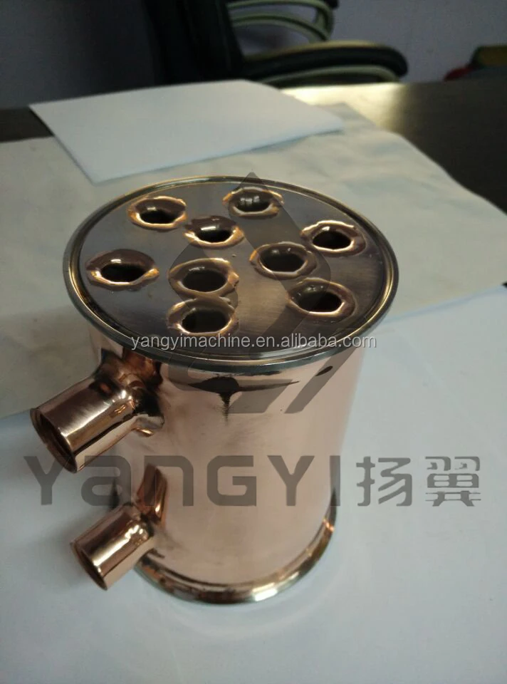 2' 3' 4' 6' copper/stainless steel dephlegmator use for distill column condenser