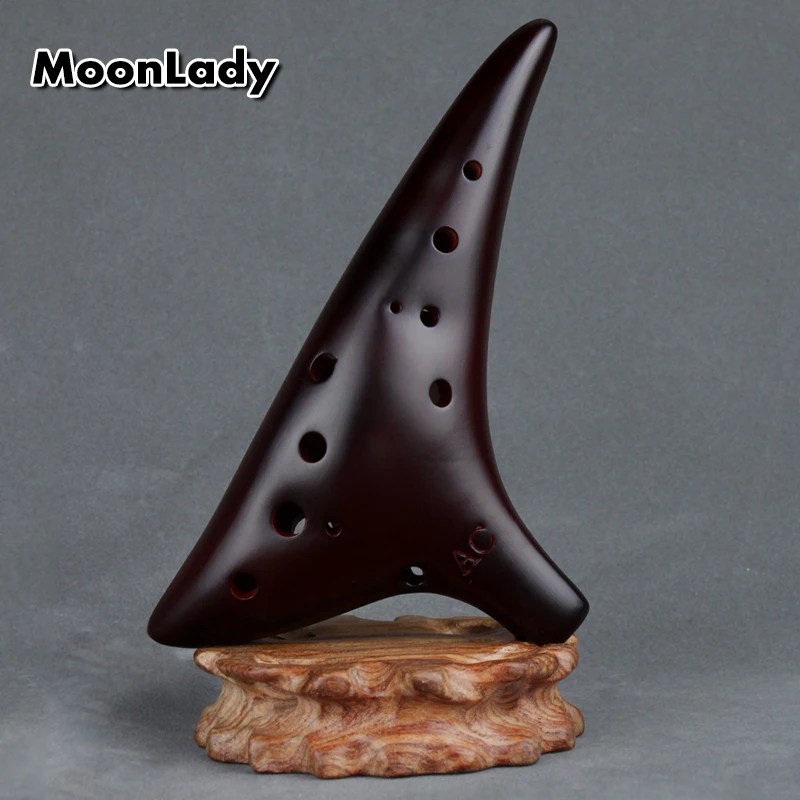 New Scrub Ocarina 12 Holes AC key Wind Musical Instrument for Music Amateurs