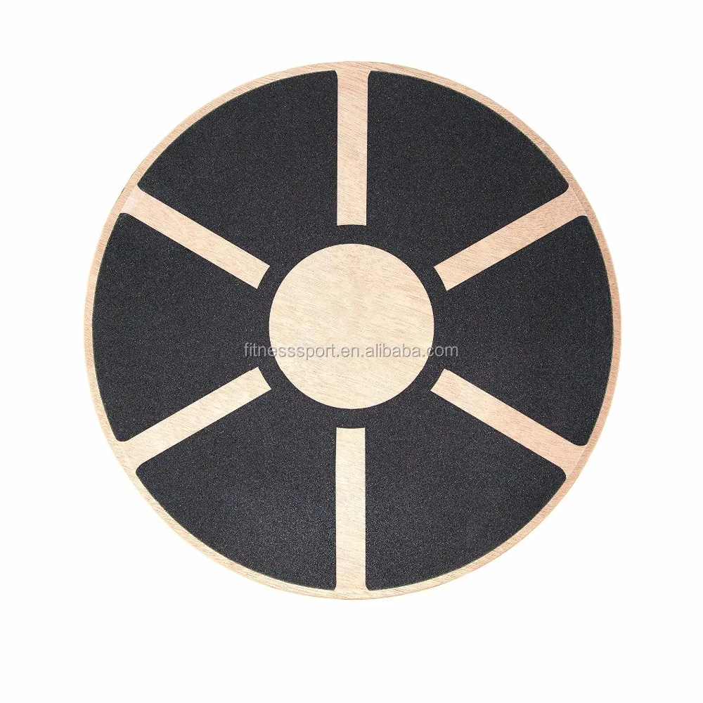 15.75 inch GYM Stability Trainer Wooden round Wobble Balance Board