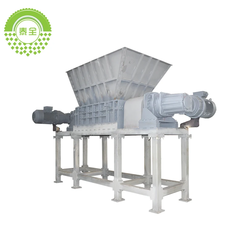 1-3mm rubber granules Industrial Scrap Metal Double Shaft Shredding Machine Metal Shredder