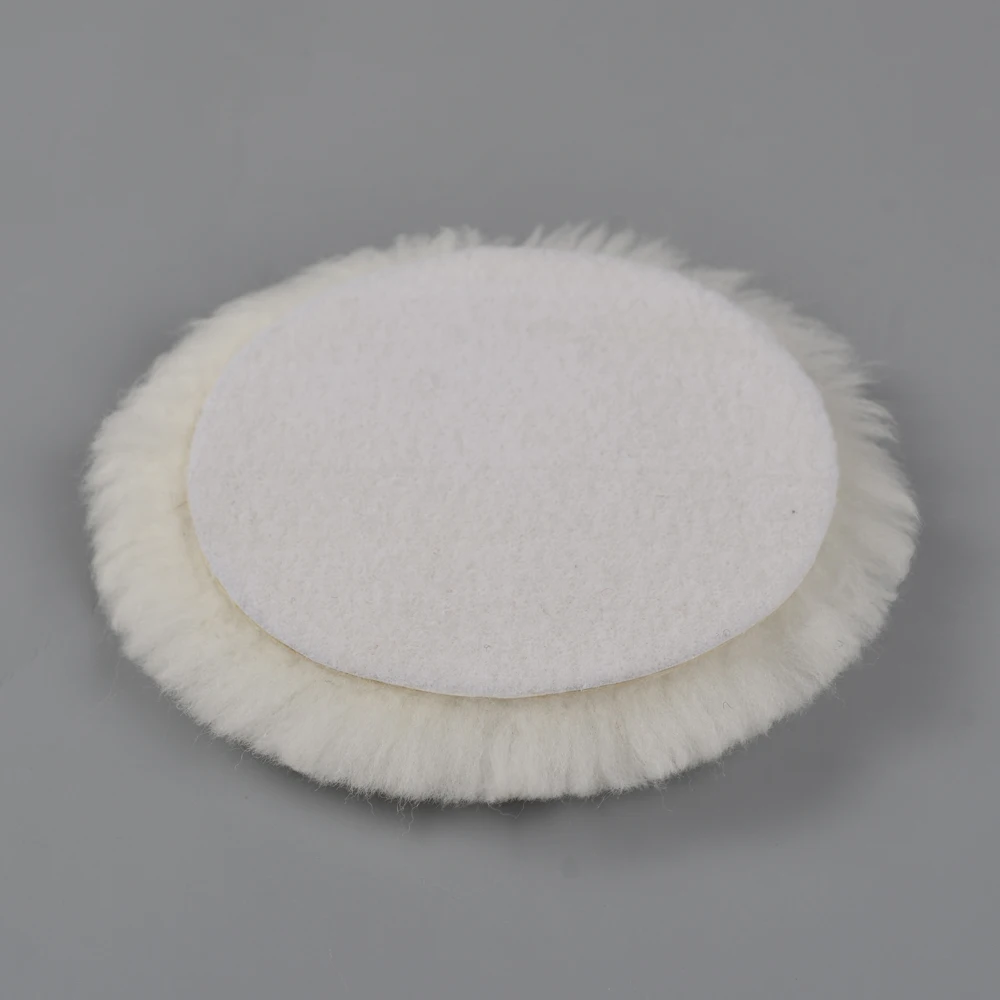 Chinese Factory Supply Lambskin Polishing Pad Lambs Wool Buffing Pad for car and furniture