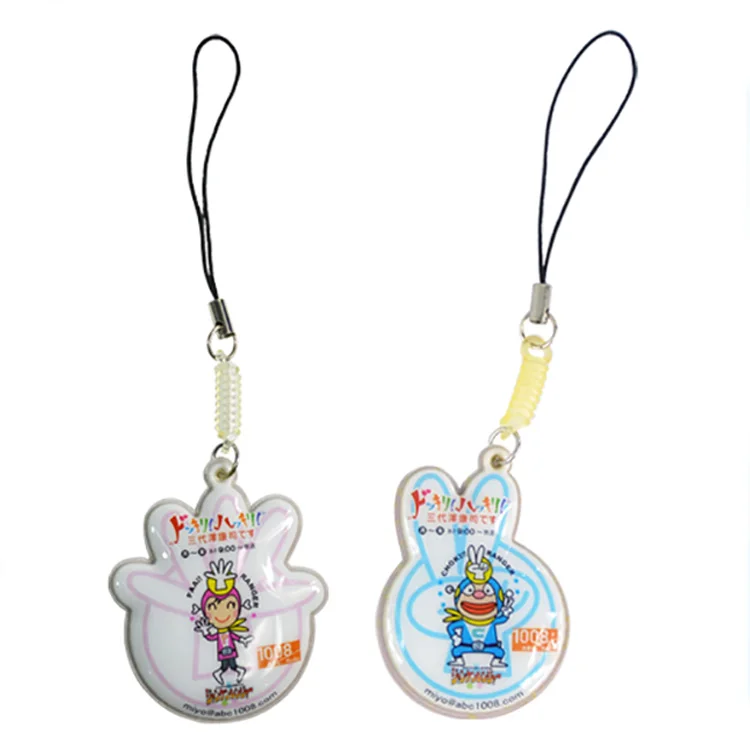 Очиститель экрана мобильного телефона с брелоком из ПВХ