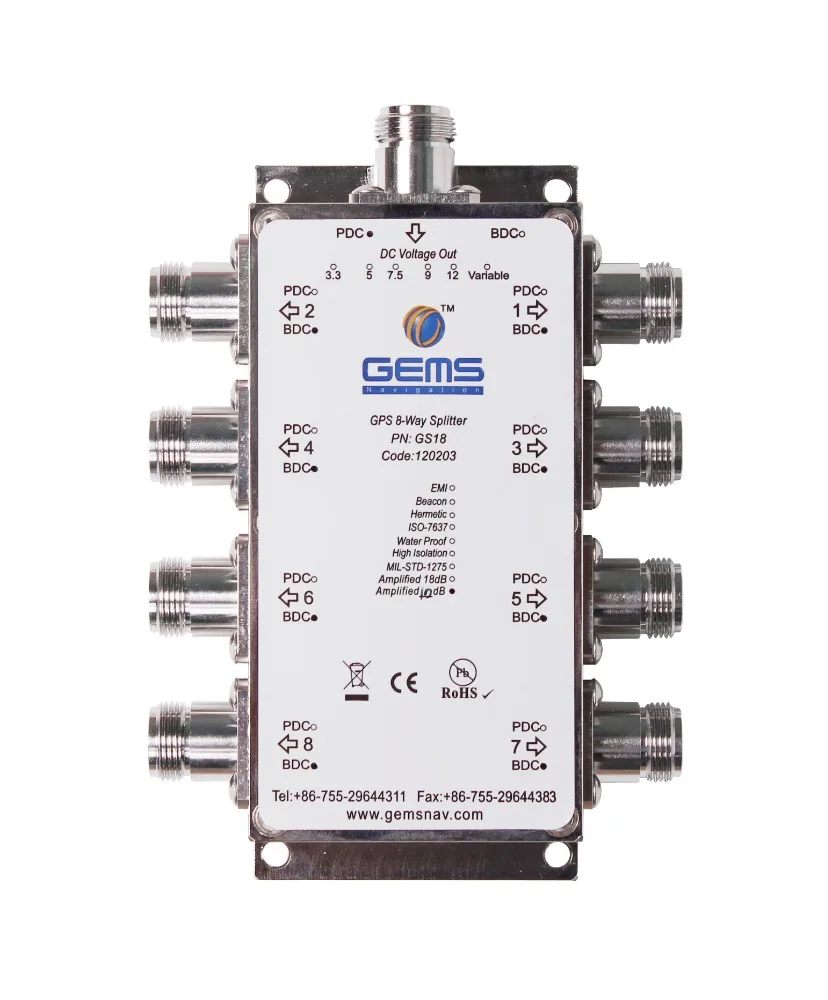 8 Способ GPS Делителя Мощности GPS Разветвители