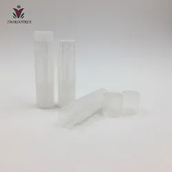 Make Your Own Solid Lotion Bar Travel Size Mini Empty Chapstick Container Tube 5ml White Black