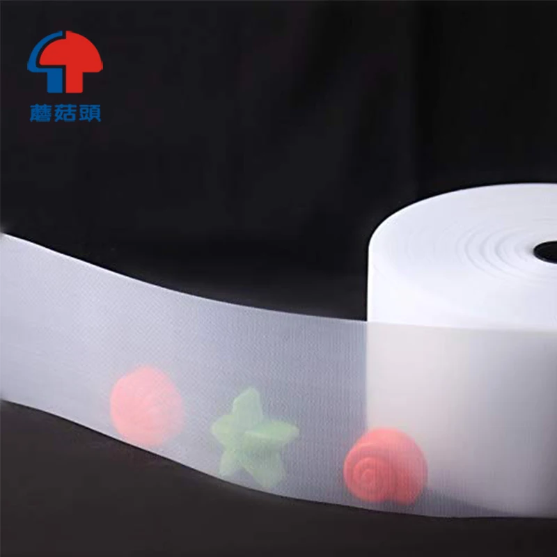 Eco-friendly and Soft Injection elastic rubber Hook and Loop for Baby
