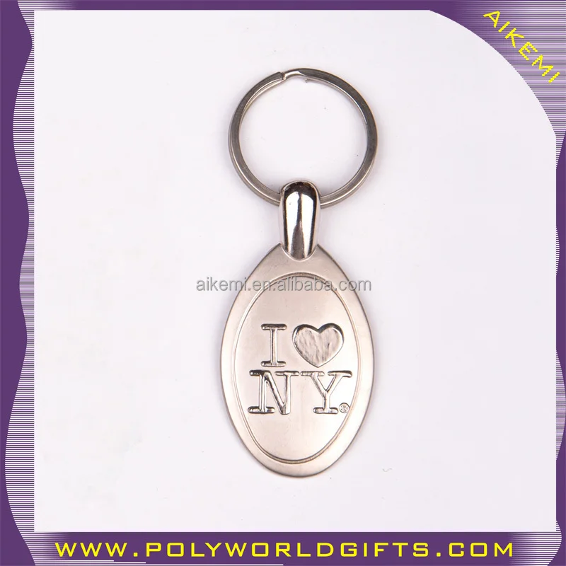 novelty design high quality I love NY heart self defense keychain,heart defense keychain,heart souvenir keychain