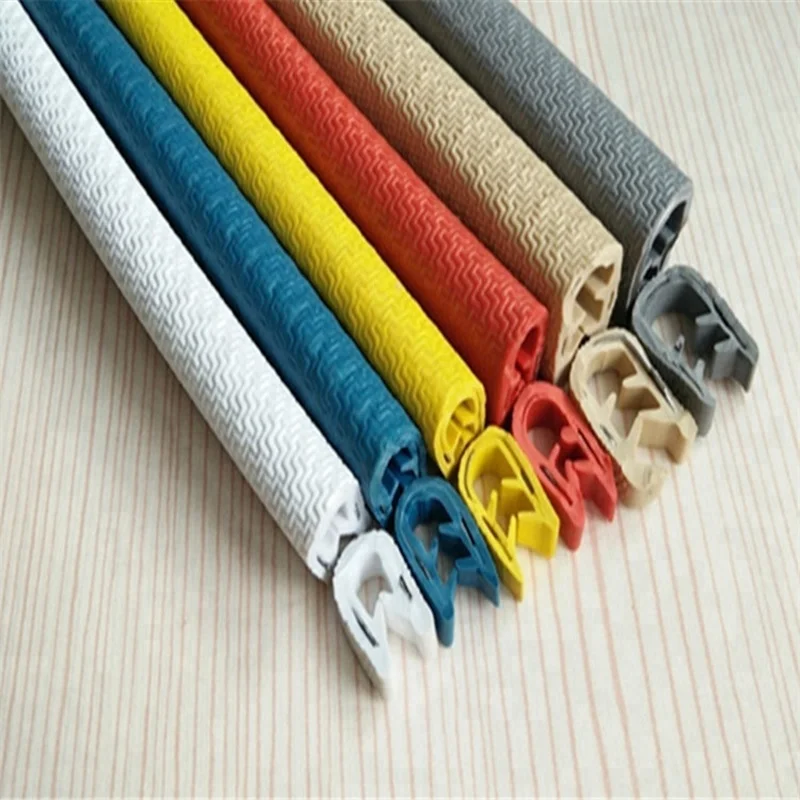 car door and window protective strip edge protecting soft pvc plastic sealing strip
