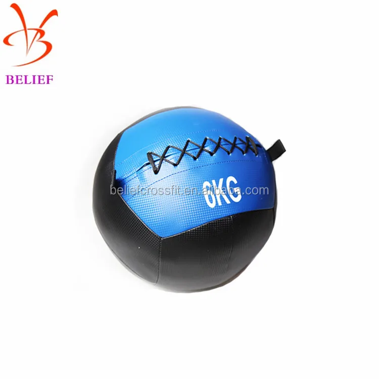 2019 New Designed Cross Fitness PU medicine balls/wall ball